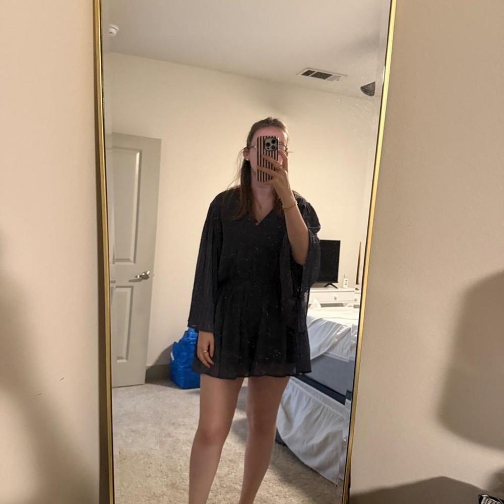 Entro Navy Flowy Romper